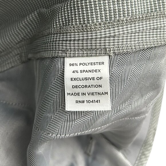 Walter Hagen Pants Mens 34x30 - 11 Majors Golf Chino Slacks Stretch Mid Gray NWT - Picture 4 of 6